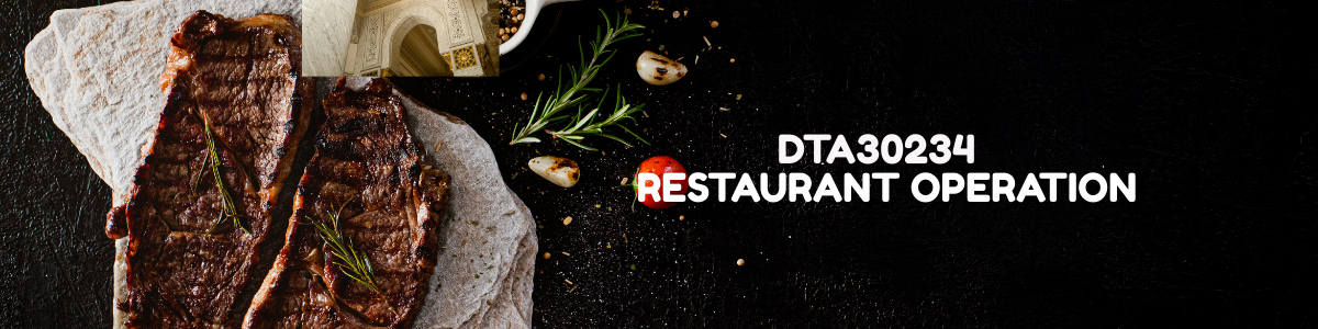 SESI II 2025/2026 DTA30234: RESTAURANT OPERATION