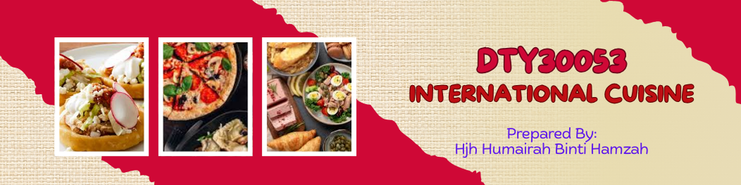 SESI II 2025/2026 DTY30053: INTERNATIONAL CUISINE